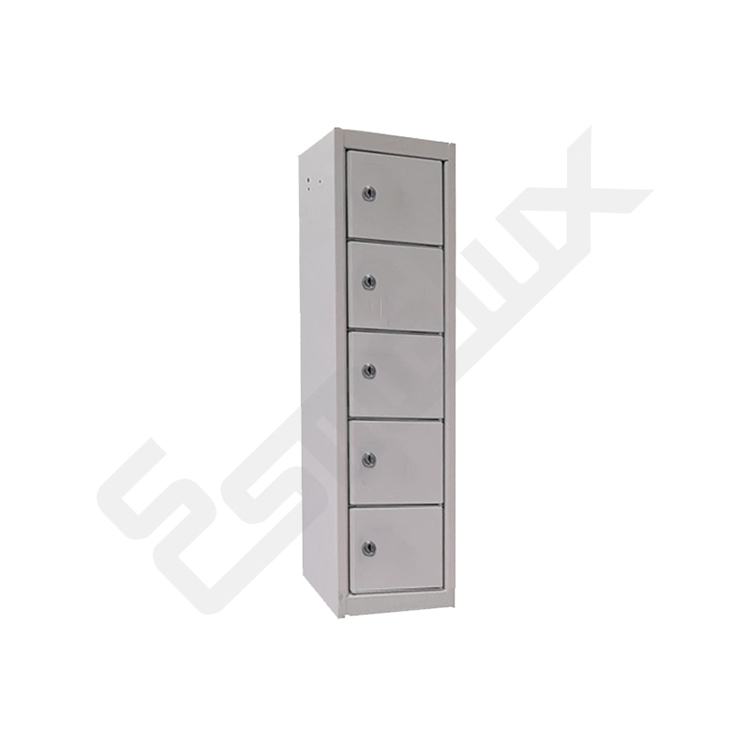 Taquillas peque�as con llave. Locker con 5 x 1 puertas